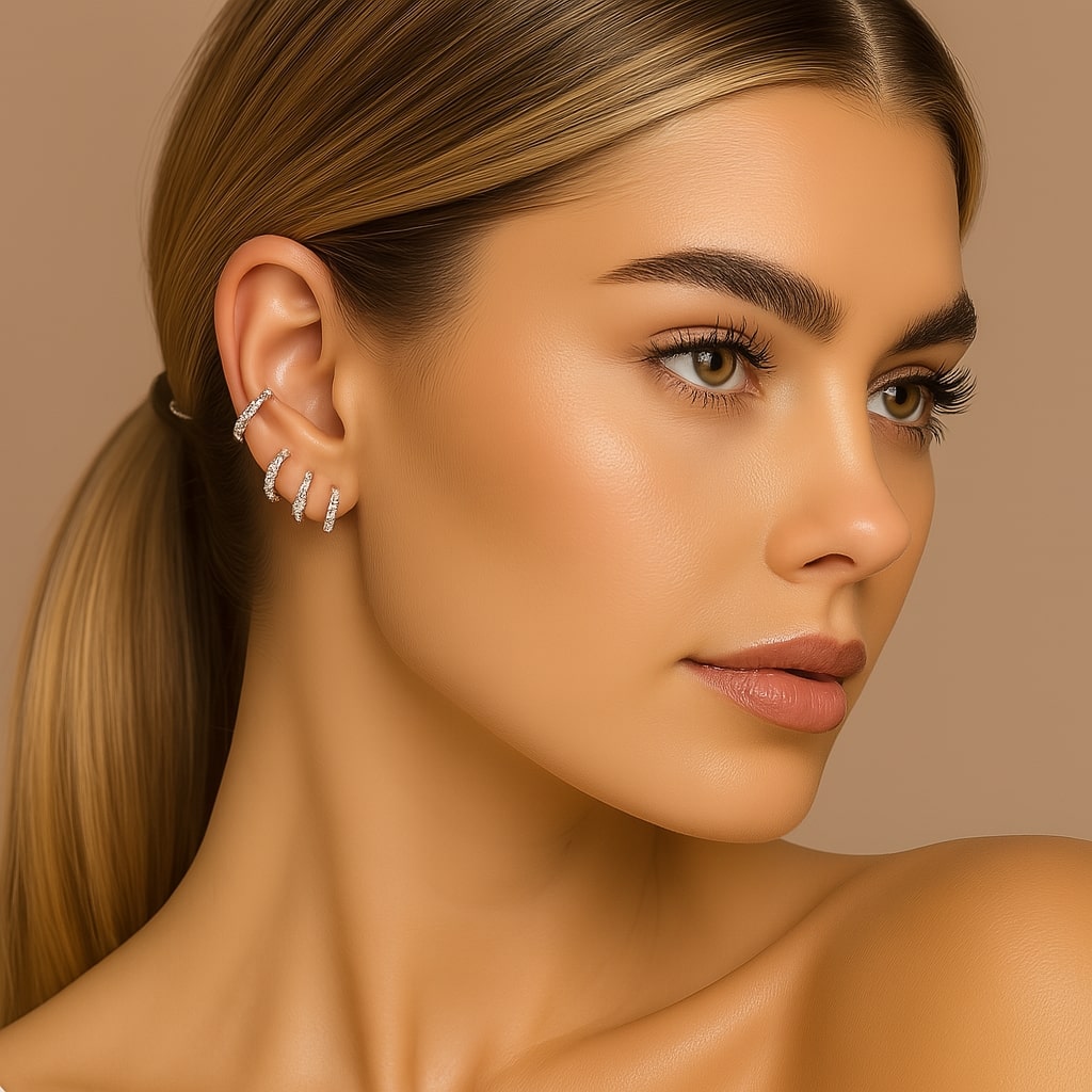Zirkonia Hoops Goud - Imke