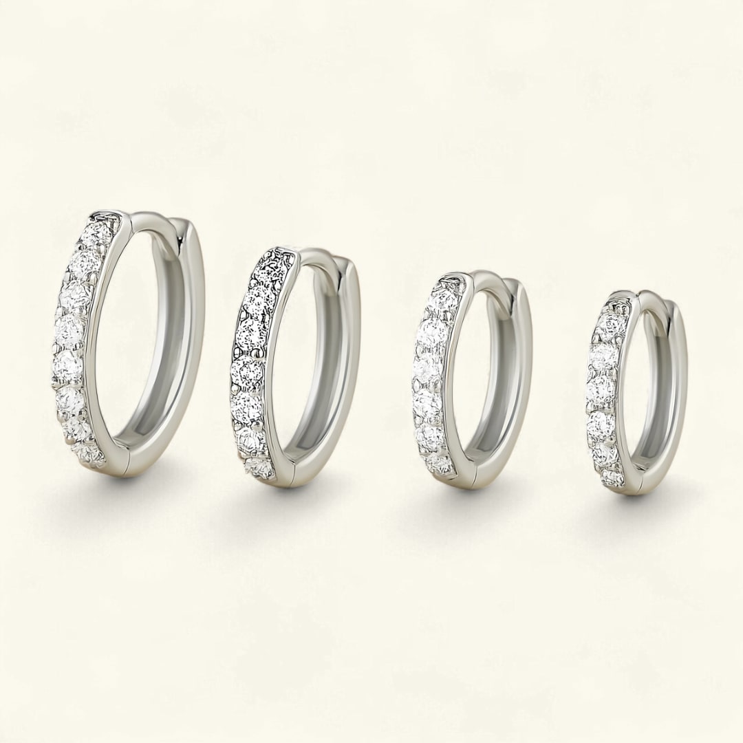 Zirkonia Hoops Goud - Imke