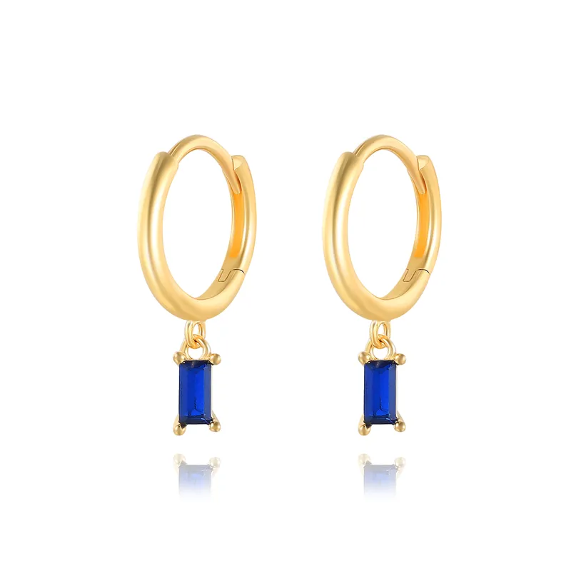 Elegante Vierkante Zirkoon Oorbellen - Lauren