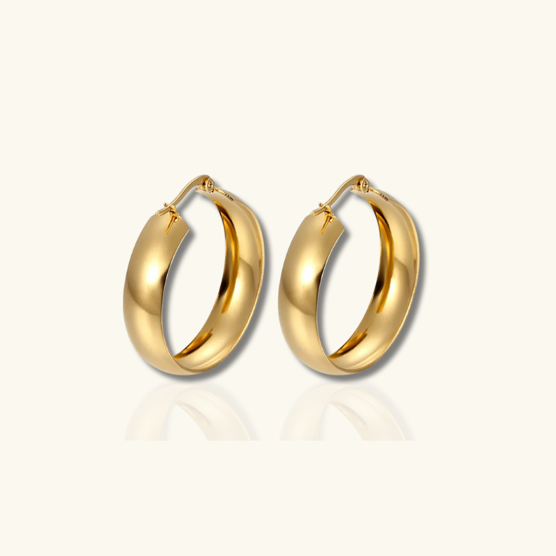 Gouden Hoop Oorbellen - Dessie