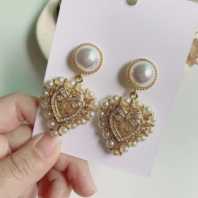 Vintage Barok Parel Oorbellen - Yara