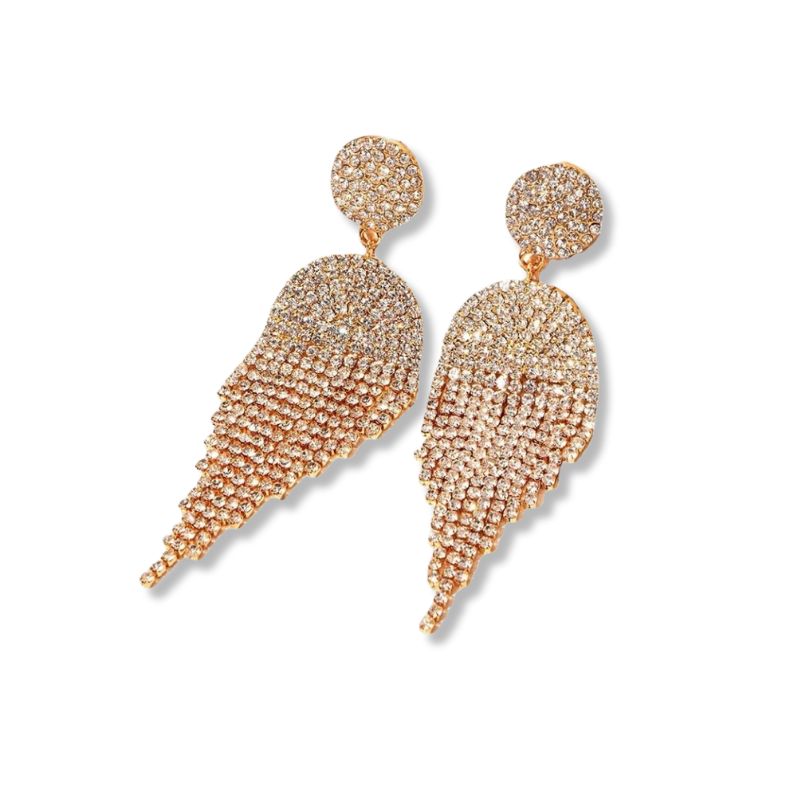 Oorbellen met Strass en Kwastjes - Malia