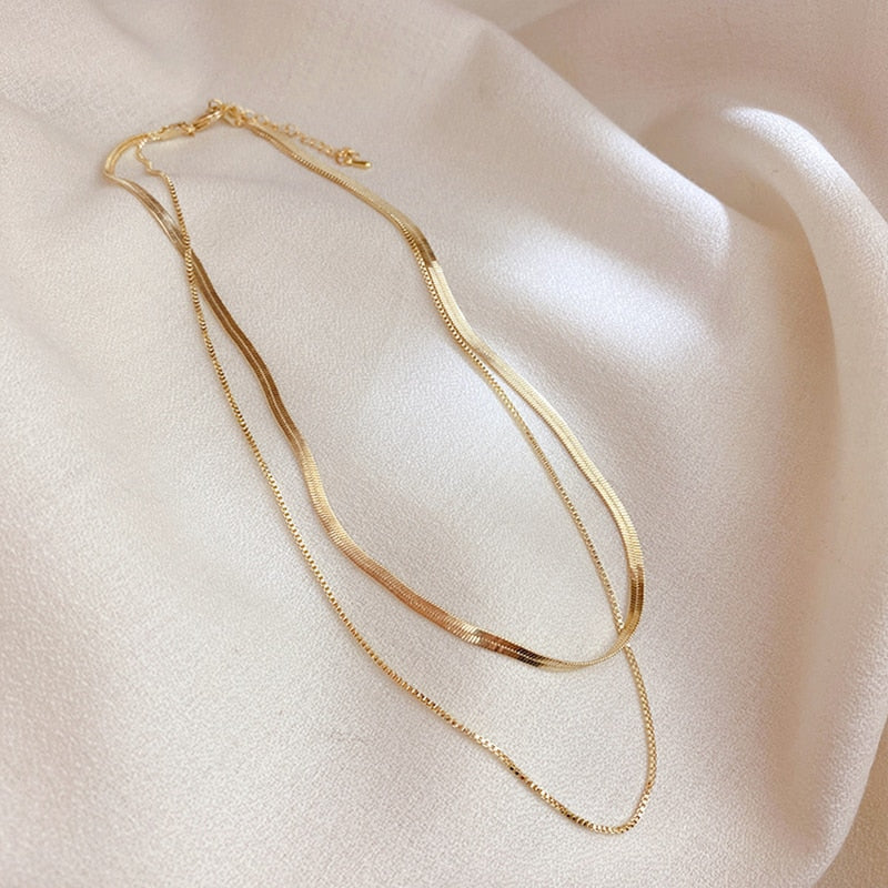 Gelaagde visgraatketting - Isa