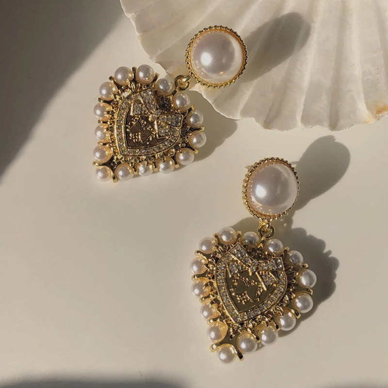 Vintage Barok Parel Oorbellen - Yara