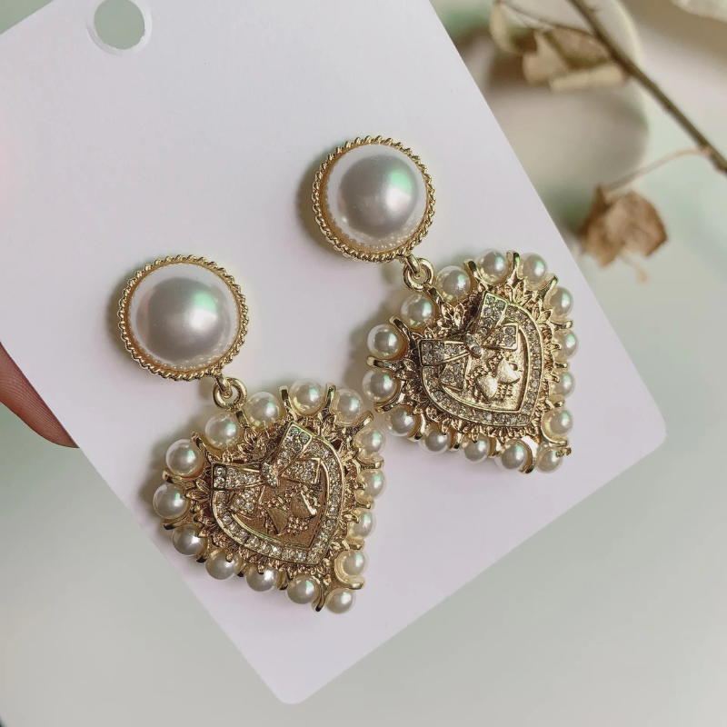 Vintage Barok Parel Oorbellen - Yara