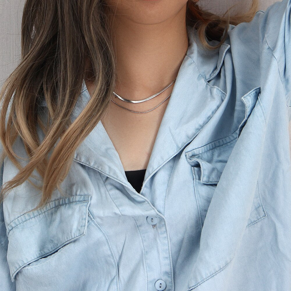 Gelaagde visgraatketting - Isa