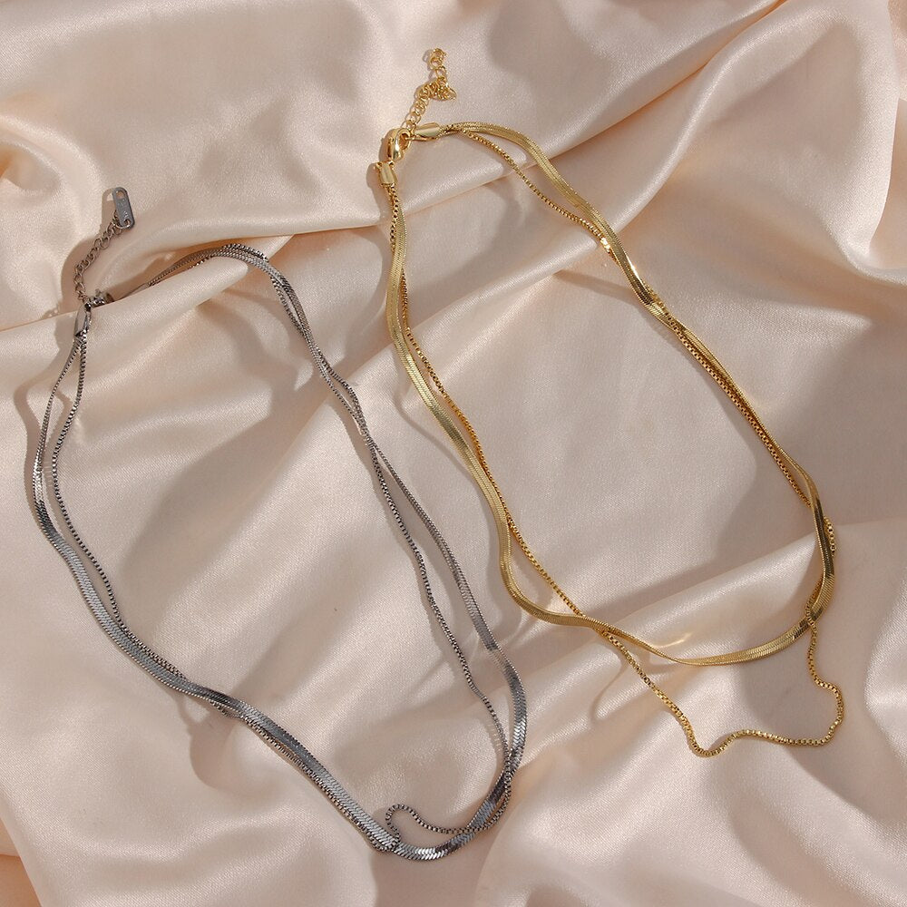 Gelaagde visgraatketting - Isa