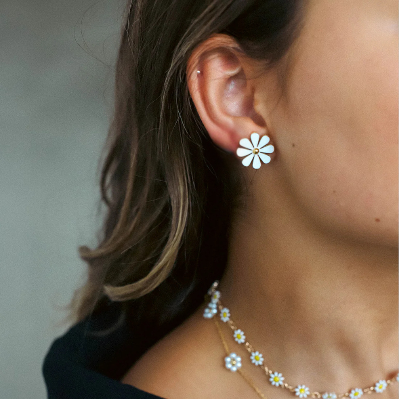Elegante Bloem Stud Oorbellen - Everly