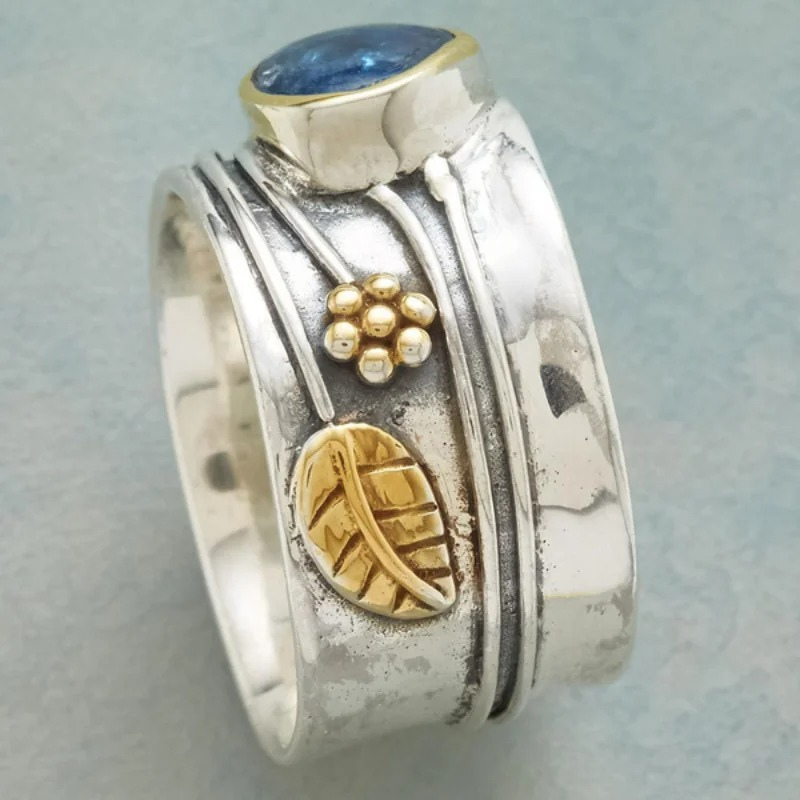 Boheemse Edelsteen Meditatiering | Zilver