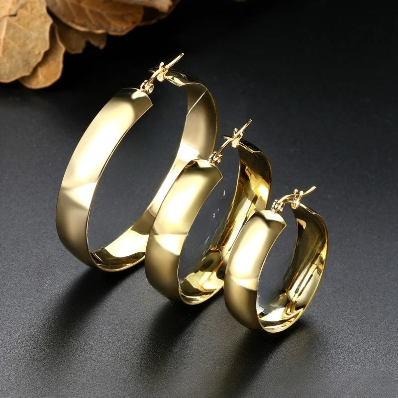 Gouden Hoop Oorbellen - Dessie