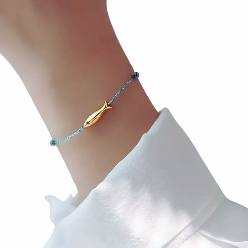 Blauwe Goudvis Armband - Suus
