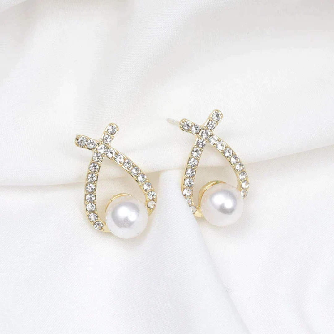 Pareloorbellen Met Glitter | Zilver