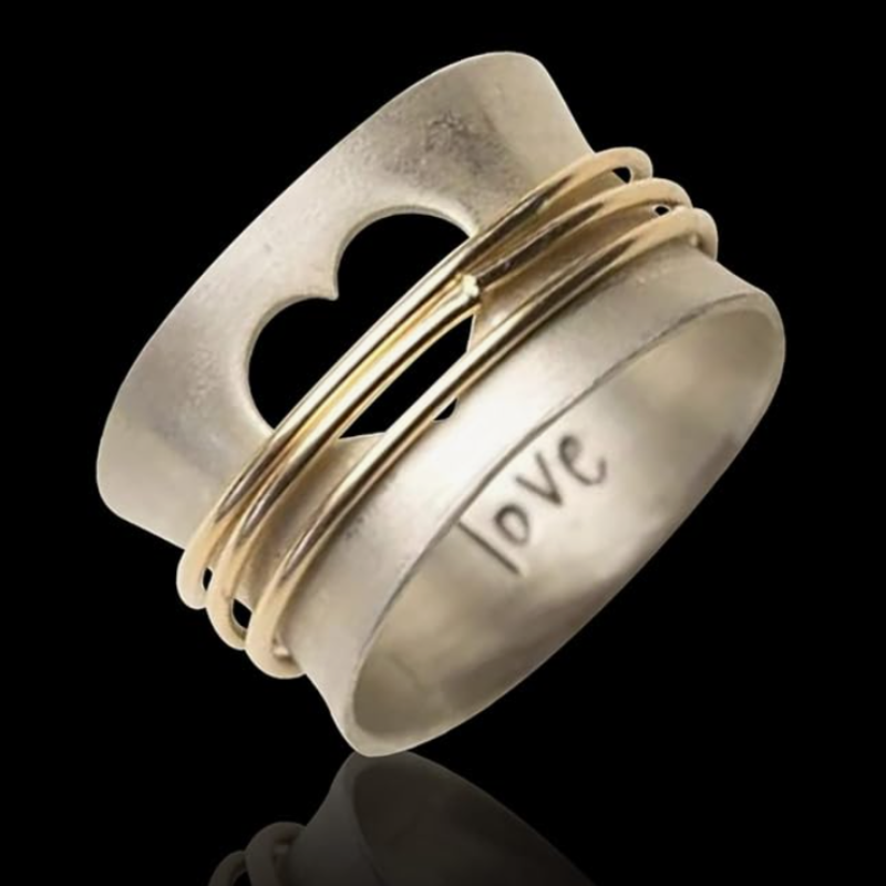 Vintage Kostbare Liefdesring | Zilver