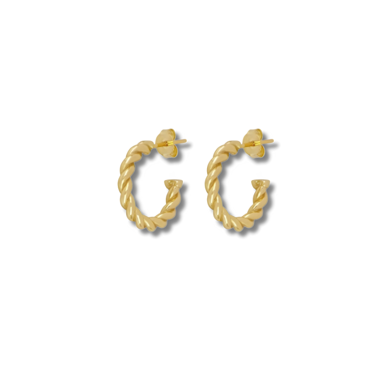 Elegante Vergulde Hanger Oorbellen Set - Bibi