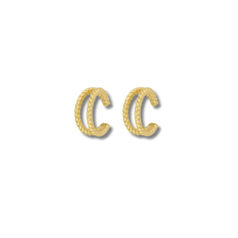 Elegante Vergulde Hanger Oorbellen Set - Bibi