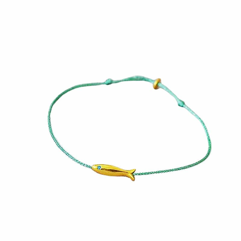 Blauwe Goudvis Armband - Suus
