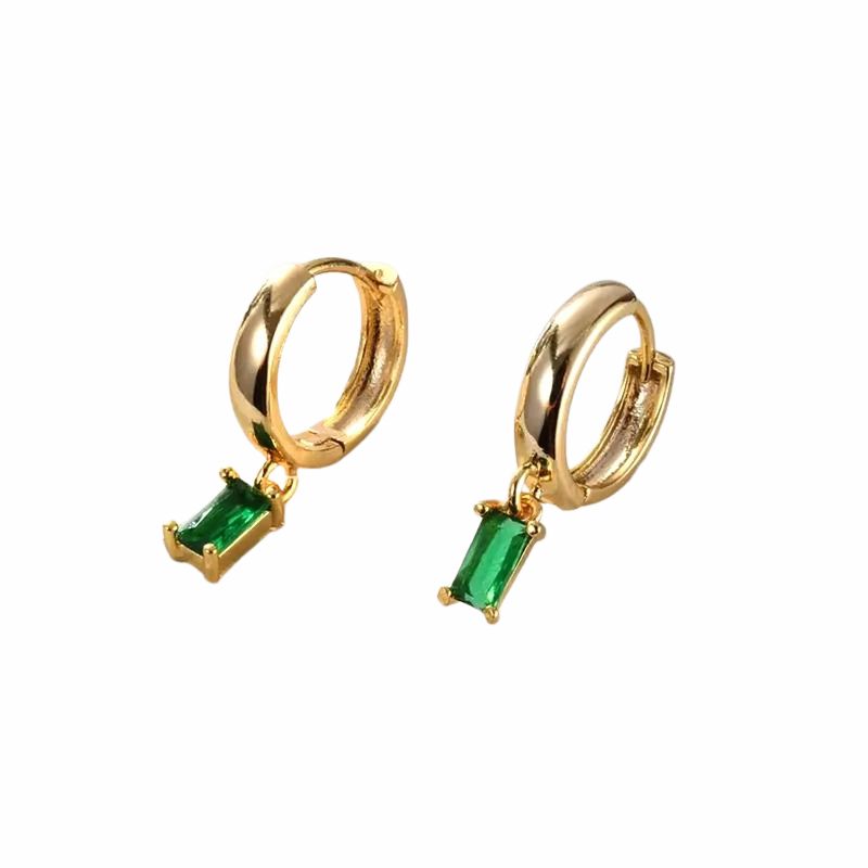 Elegante Vierkante Zirkoon Oorbellen - Lauren