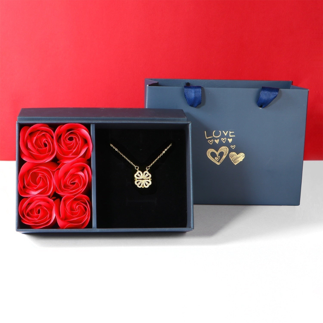 Luxe diamanten halsketting | Goud