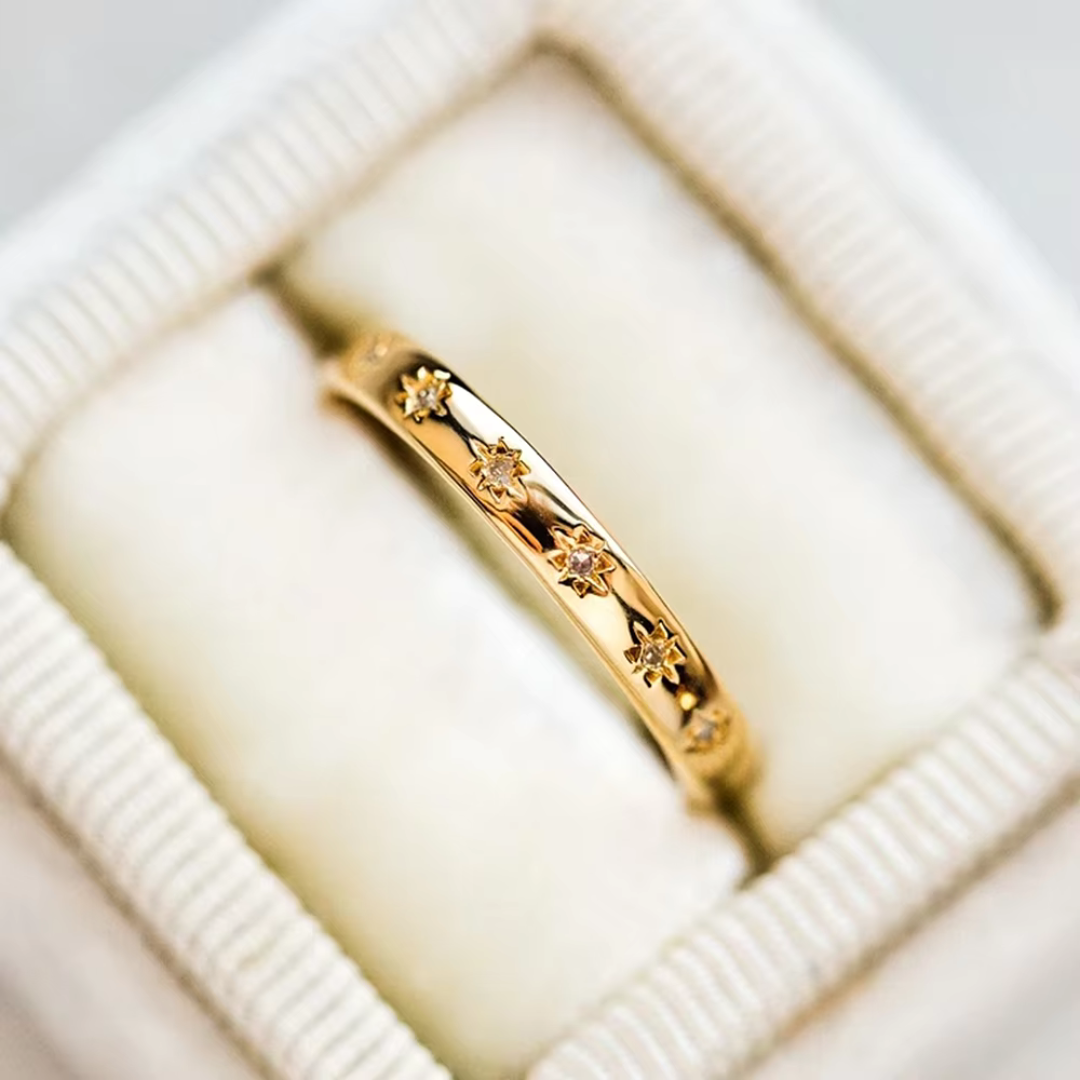 Vintage Goud- En Zirkoniaring | Goud