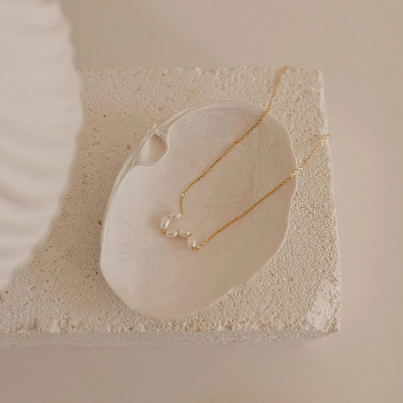 Verse Vijf-Parels Ketting - Victoria
