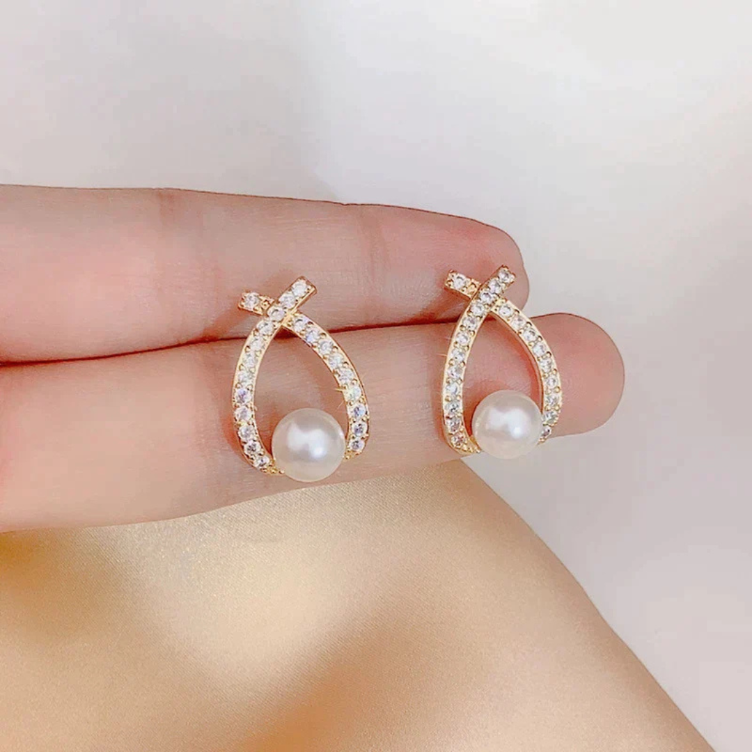 Pareloorbellen Met Glitter | Zilver