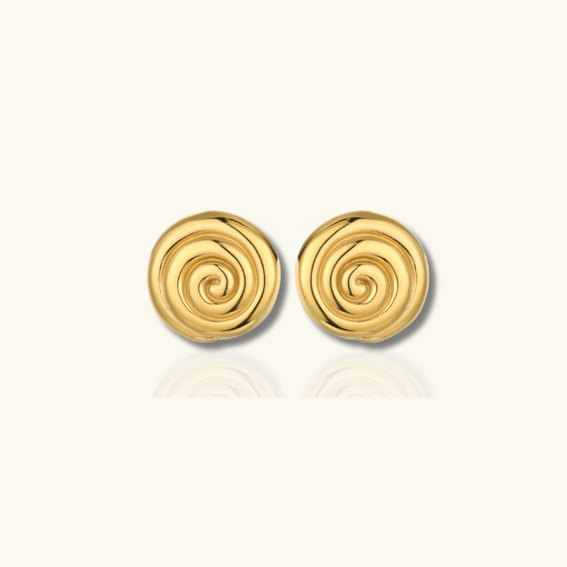 Elegante Spiraal Oorbellen - Kiki
