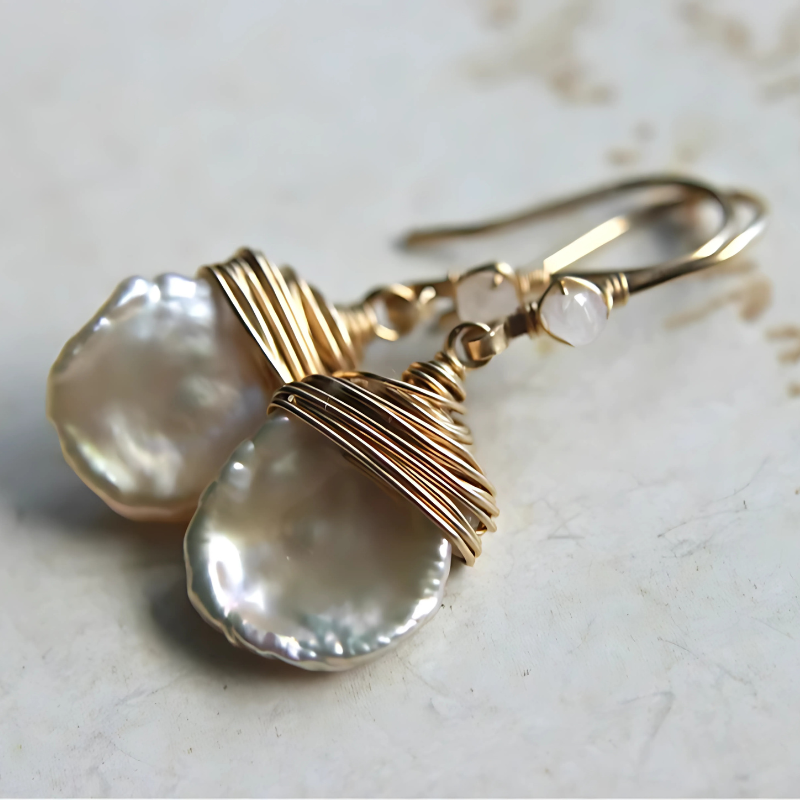 Vintage Parel Oorbellen - Mona