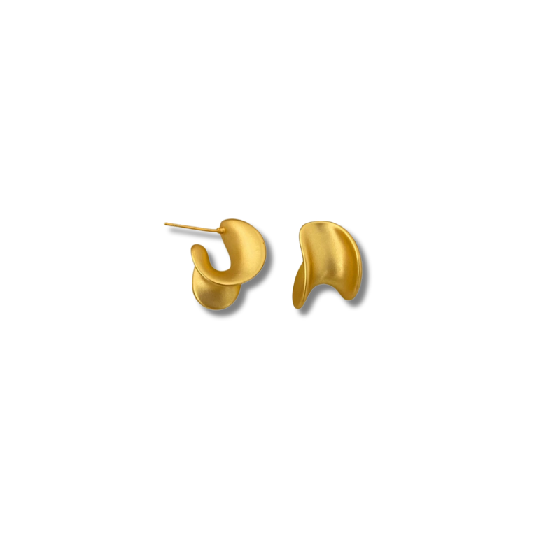 Curve Stud Oorbellen - Erin