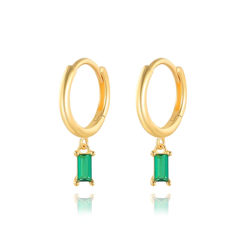 Elegante Vierkante Zirkoon Oorbellen - Lauren