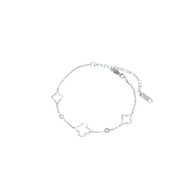 Armband met open klavertjes - Senna