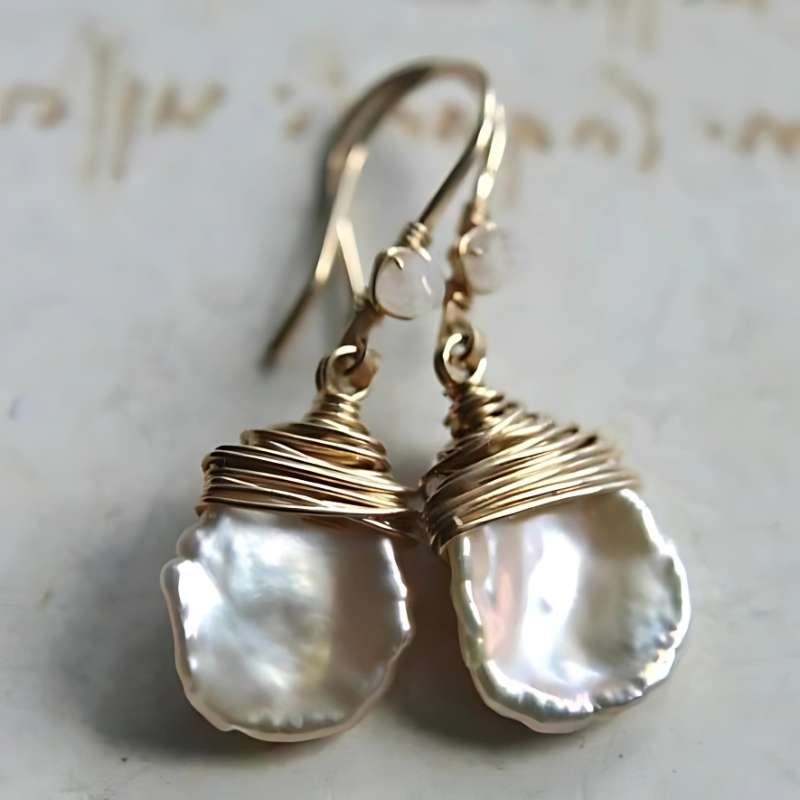 Vintage Parel Oorbellen - Mona