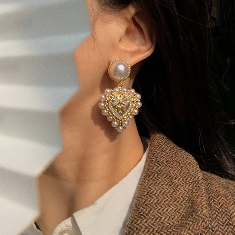 Vintage Barok Parel Oorbellen - Yara