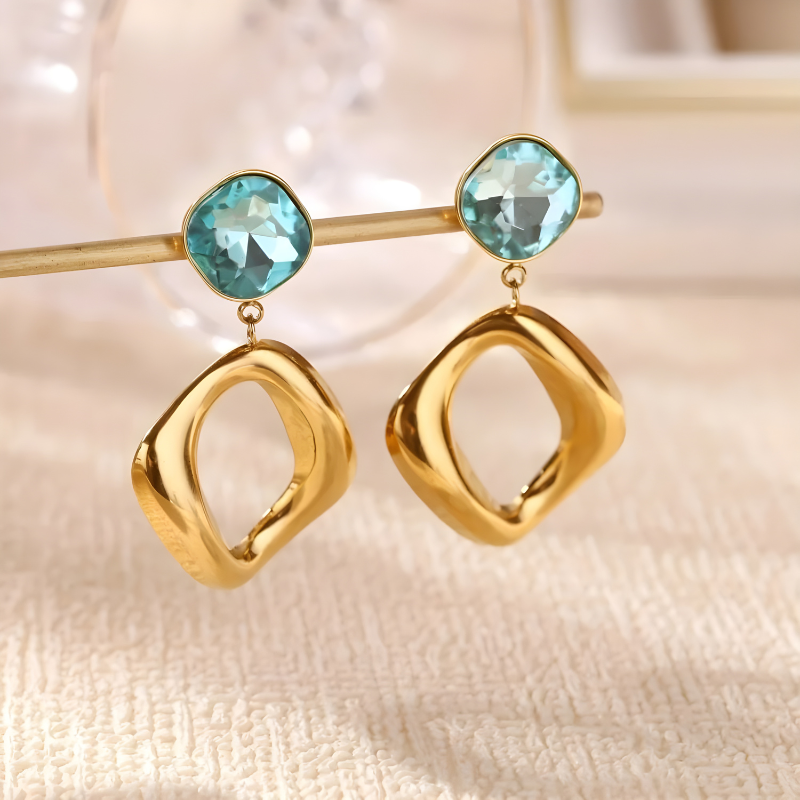 Classic Irreguliere Zircon Oorbellen - Veronica