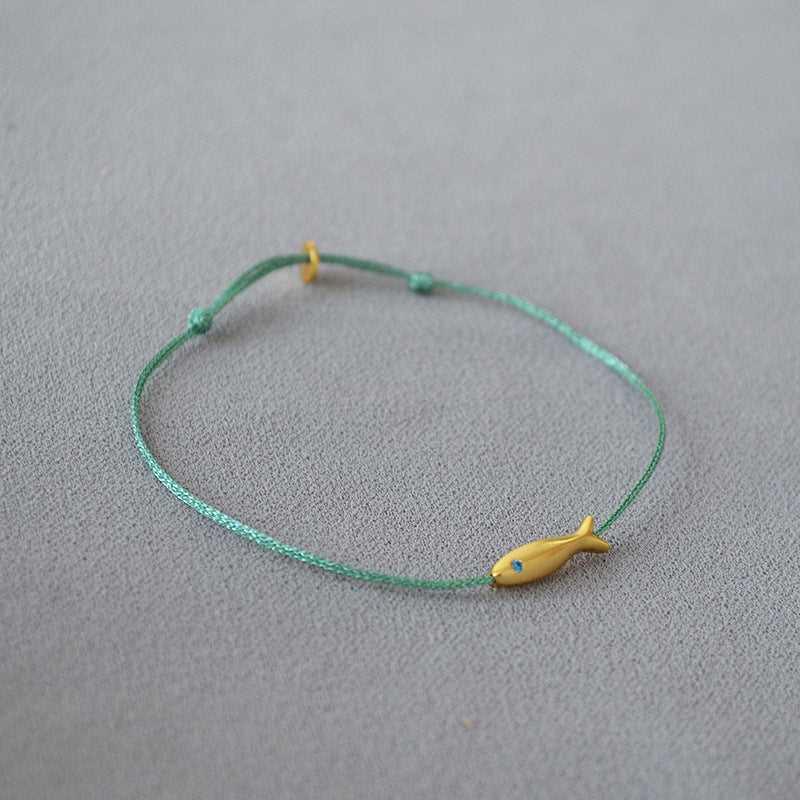 Blauwe Goudvis Armband - Suus