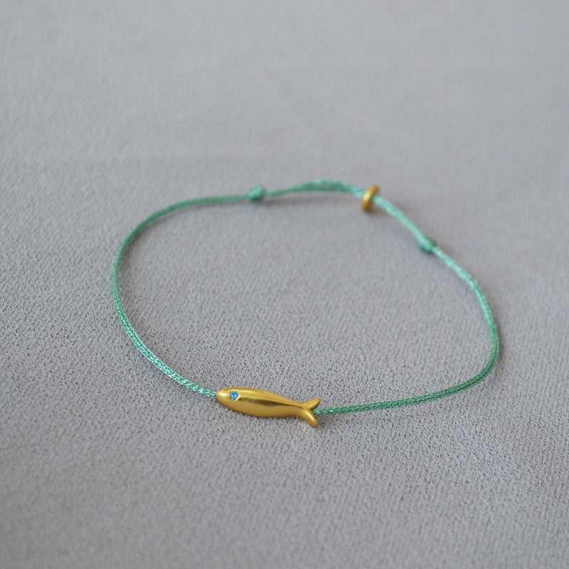 Blauwe Goudvis Armband - Suus