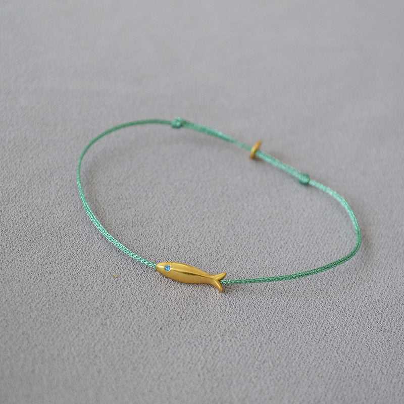 Blauwe Goudvis Armband - Suus