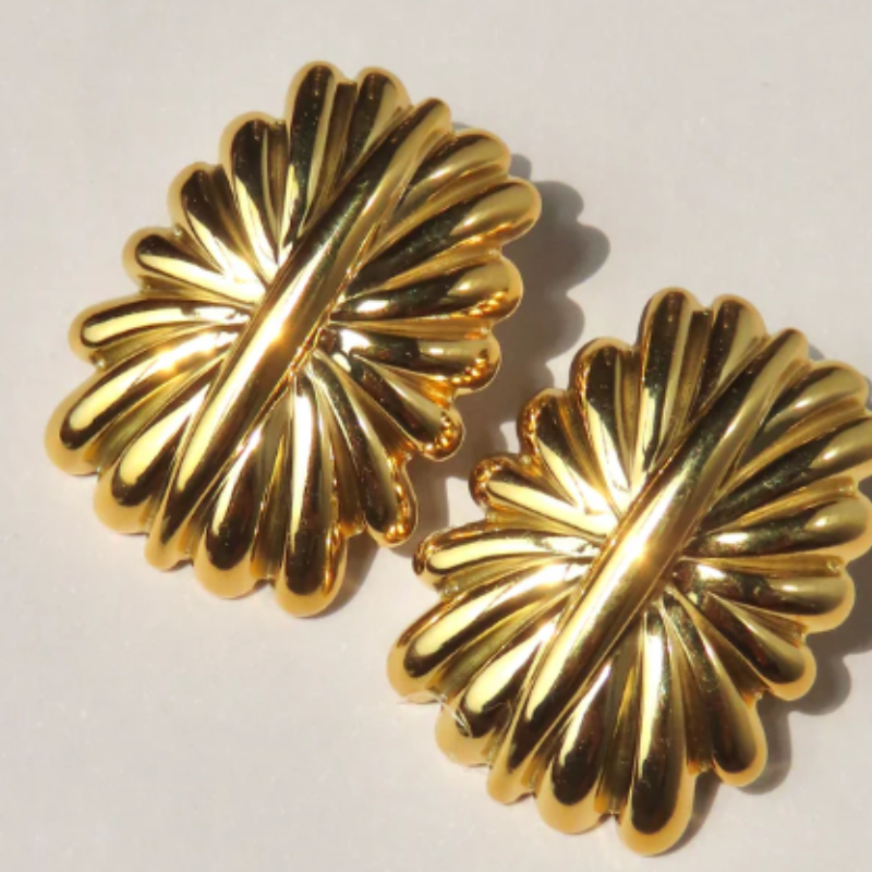 Statement Oorbellen Goud - Sway