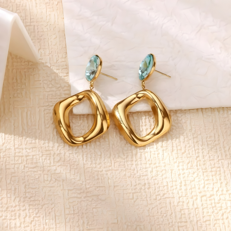 Classic Irreguliere Zircon Oorbellen - Veronica