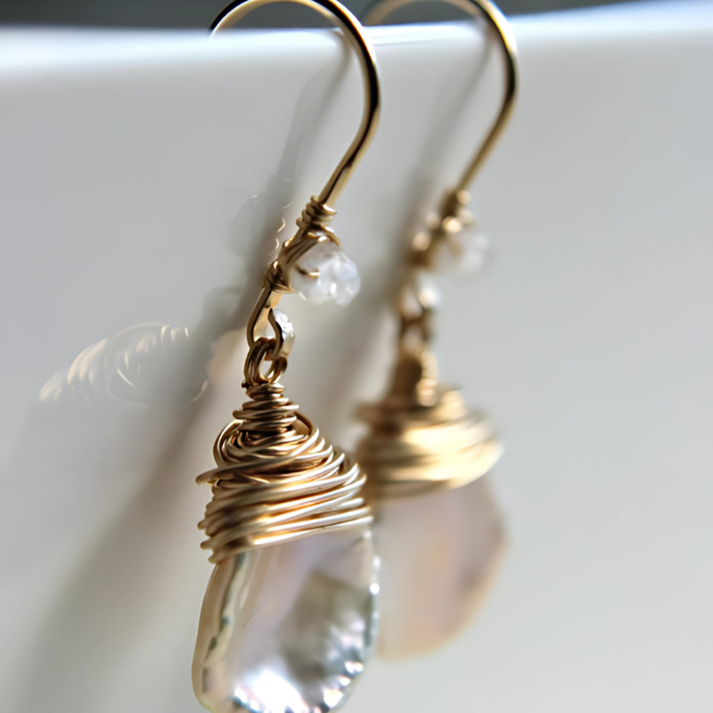 Vintage Parel Oorbellen - Mona