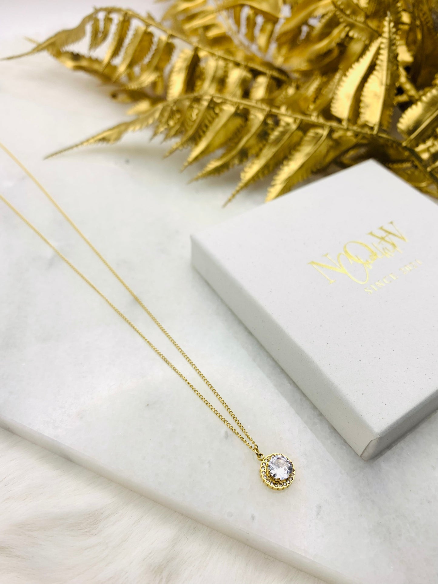 Luxe Zirkoon Hanger Ketting - Femke