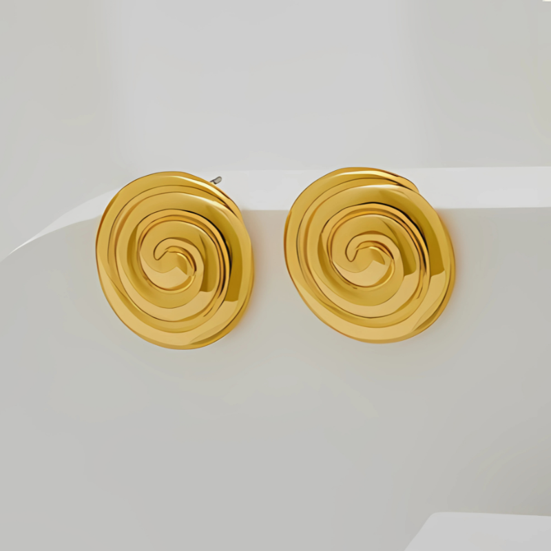Elegante Spiraal Oorbellen - Kiki