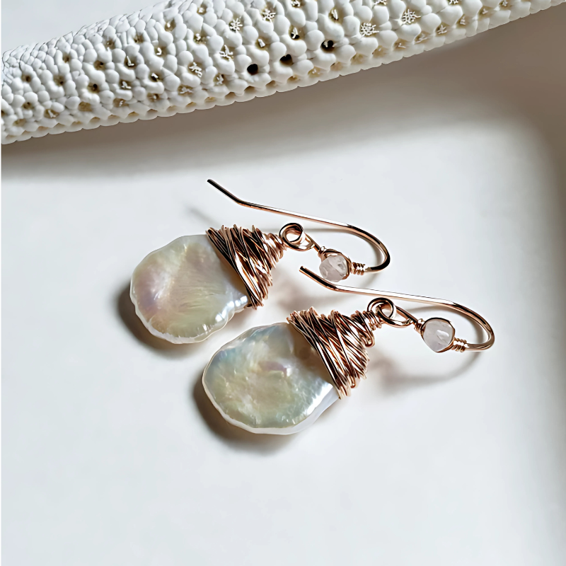 Vintage Parel Oorbellen - Mona