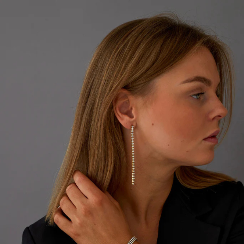 Ketting Oorbellen Elegant Kristal Ontwerp- Kiri