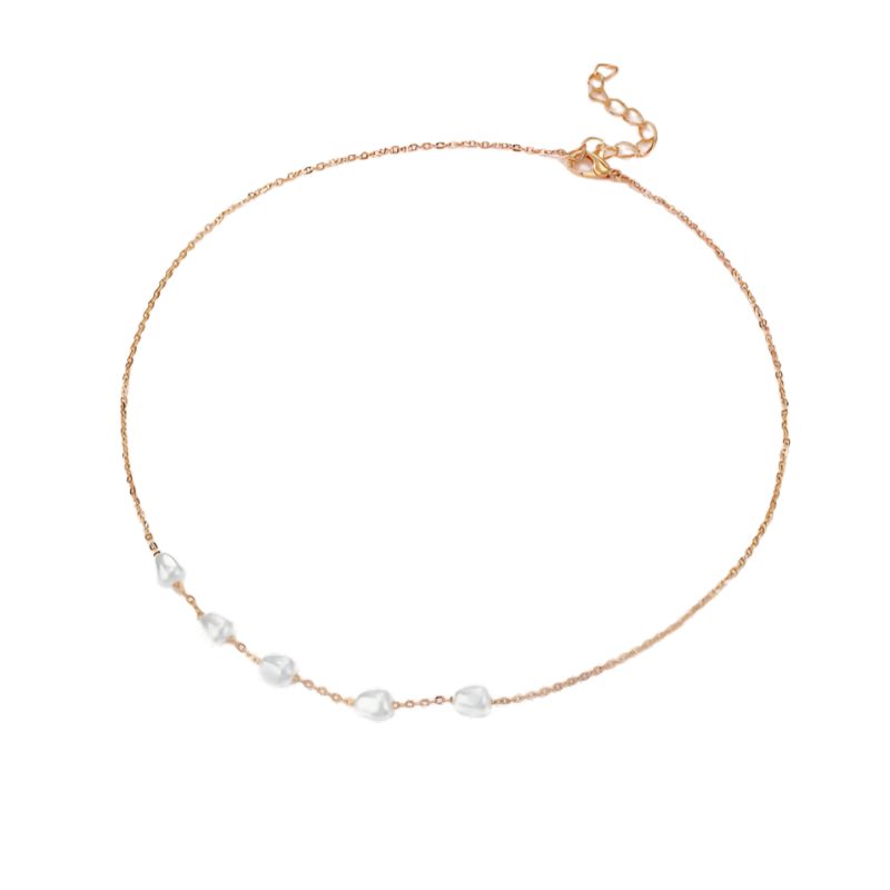 Verse Vijf-Parels Ketting - Victoria
