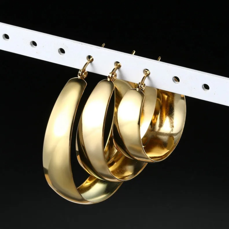 Gouden Hoop Oorbellen - Dessie