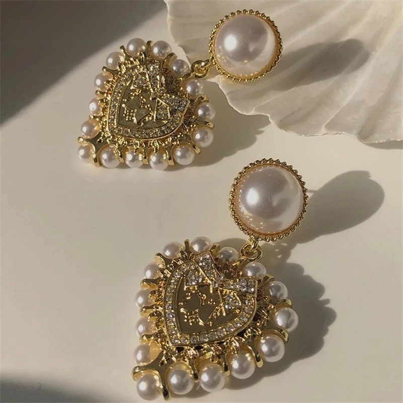 Vintage Barok Parel Oorbellen - Yara