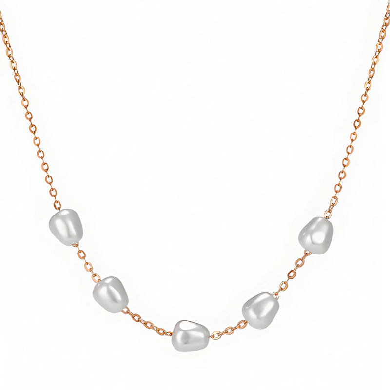 Verse Vijf-Parels Ketting - Victoria