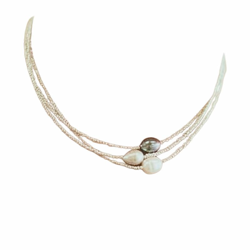 Onregelmatige Barok Parelketting - Jantine