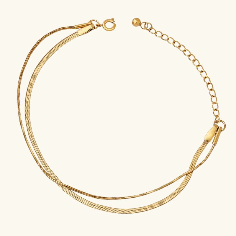 Dubbellaagse armband - Ilse