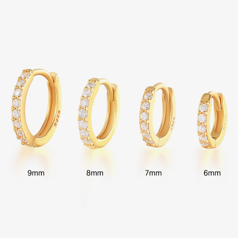 Zirkonia Hoops Goud - Imke